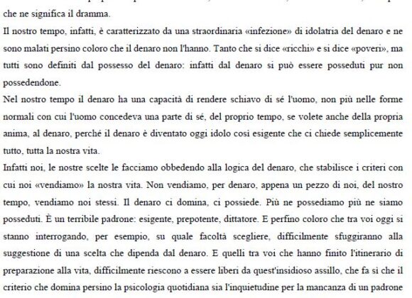 Omelia di Don Francesco Ricci alla comunità di Forlì: San Matteo Apostolo ed Evangelista